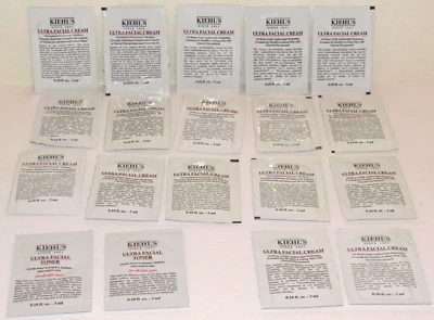 19 Kiehl's Ultra Facial Cream 1.7 Oz TOTAL + Toner 0.2 Oz TOTAL 0.1 Oz Each - Image 1 of 3
