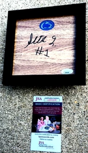 PENN STATE Seth Lundy SIGNED & FRAMED Floor JSA COA NITTANY LIONS BASKETBALL - Picture 1 of 1