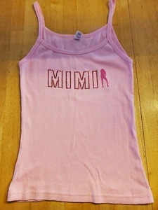 2006 Mariah Carey The Adventures of Mimi Tour Concert Tank Top Medium Pink - Picture 1 of 6