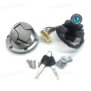 Ignition Switch Fuel Gas Cap Seat Lock Key Fit Kawasaki Ninja 250R/300 2008-2017 - Picture 1 of 6