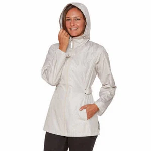 Jones New York Damen Parka in einer Tasche, hellbraun gepunktet. Gr. Large. Neu mit Etikett - Bild 1 von 3