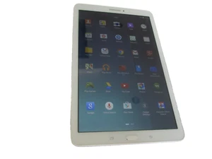 Samsung Galaxy Tab E, SM-T560, 9.6", 8GB in White, Wifi Only - (DP414) - Picture 1 of 6