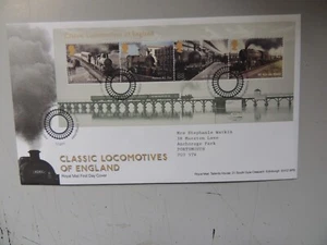 2011 First Day Covers Classic Locomotives of England Tallents House Postmark - Picture 1 of 1
