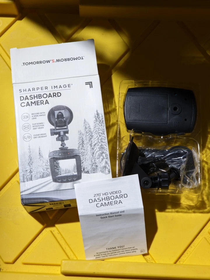 Sharper Image Dash Cam Camera for Dashboard - Black - BRAND NEW! - Image 1 of 4