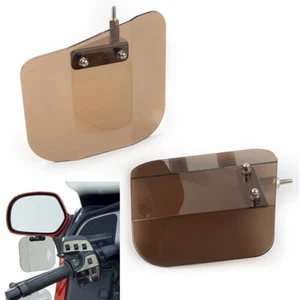 Motorrad Luft Flügel Windschutzscheibe Deflektor Spiegel Halterung für Honda GL1800 F6B hellbraun - Bild 1 von 8
