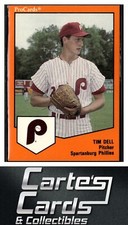 Tim Dell 1989 ProCards Minor League Team Sets #1052  Spartanburg Phillies