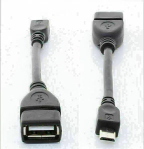 Micro USB 2.0 A Female to B Male Converter OTG Adapter Cable for Samsung HTC LG - Zdjęcie 1 z 4