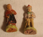 Vintage Miniature Santons Fouque Provence France Man Woman Couple Aix
