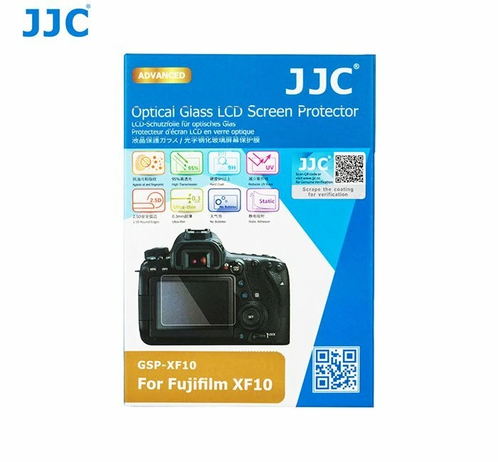 JJC GSP-XF10 Optical GLASS LCD Screen Protector Film for Fujifilm XF10 camera - Image 1 of 4