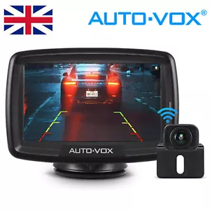 AUTO-VOX CS-2 Digital Wireless Reversing Camera & 4.3" Rear View Monitor Kit NEW - Picture 1 of 9