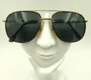 Vintage Cadore Edward Tortoise Gold Metal Pilot Sunglasses FRAMES ONLY - Picture 1 of 11