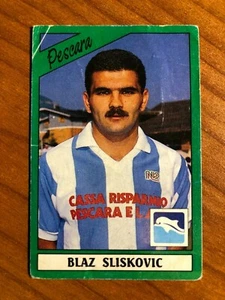 FIGURINA CALCIATORI PANINI 87/88 SLISKOVIC PESCARA N.199 BUONA CON VELINA - Imagen 1 de 2