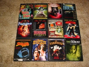 12 DVD HORROR MOVIE LOT - Imagen 1 de 2