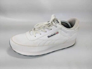 Reebok Mens Classic Renaissance Ice Walking Shoes White Leather AR3726 Low 11 - Picture 1 of 11