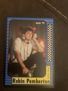 Vintage 1991 Maxx Robin Pemberton Nascar Trading Card Number 86 - Picture 1 of 2