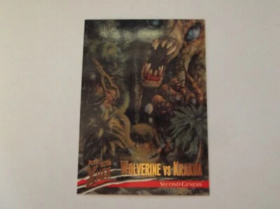 Fleer Ultra 98 / Marvel X-Men "WOLVERINE vs KRAKOA 2nd GENESIS" #23 Trading Card - Image 1 of 2