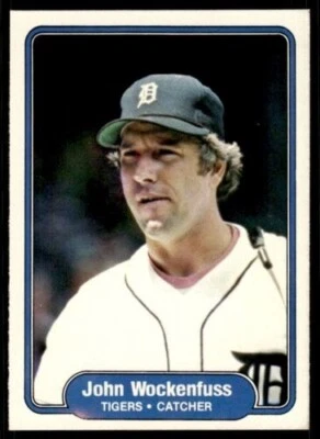 1982 Fleer John Wockenfuss Detroit Tigers #286 - Image 1 of 2