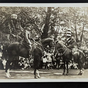 Foto antica generale John Pershing a cavallo Washington DC Parade 1919 - Foto 1 di 5