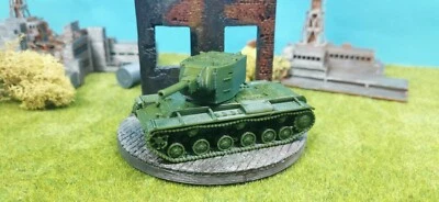 KV-2 Sovietico Carro Armato Kit Non Verniciato 3D Stampa KW-2 Russo Modell 1:87 - Immagine 1 di 4