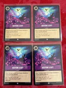 x4 Disney Lorcana Inklands - Bestow A Gift - 60/204 - x4 - Picture 1 of 7