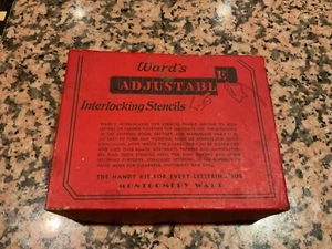 Ward's Adjustable Interlocking Stencils 1” - Picture 1 of 3
