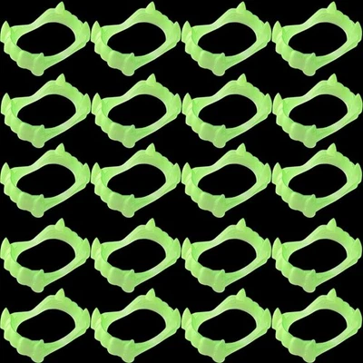 36PCS Halloween Glowing Vampire Fangs Bulk Glow in The Dark Plastic Teeth...  Foto 1 de 4