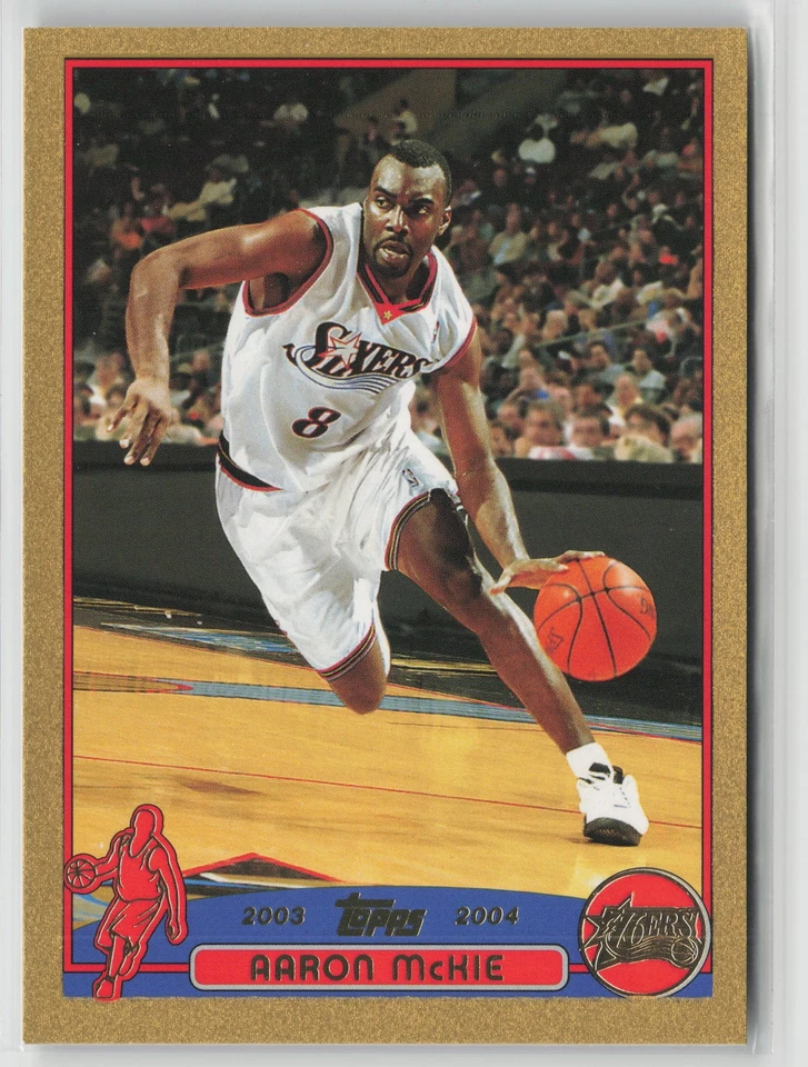 2003-04 Topps Aaron McKie #67 Gold #/99 Philadelphia 76ers Basketball - Image 1 of 2