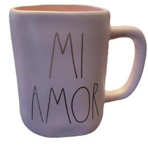 RAE DUNN Soft pink mug with gold lettering. Mi Amor ( My Love in Spanish)) - Picture 1 of 1