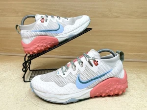 Nike Air Zoom Wildhorse 6 Trail Running Trainers Women's Size UK 6 White & Pink - Picture 1 of 20