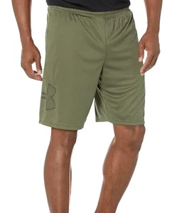 Pantalón corto Under Armour Tech Graphic para hombre talla XL verde marino/negro nuevo con etiquetas - Imagen 1 de 6