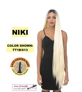 IT'S A WIG PARRUCCA SINTETICA - NIKI HAND -LEGATA PARTE LATERALE PARRUCCA FERRO FRIENDLY - Foto 1 di 13