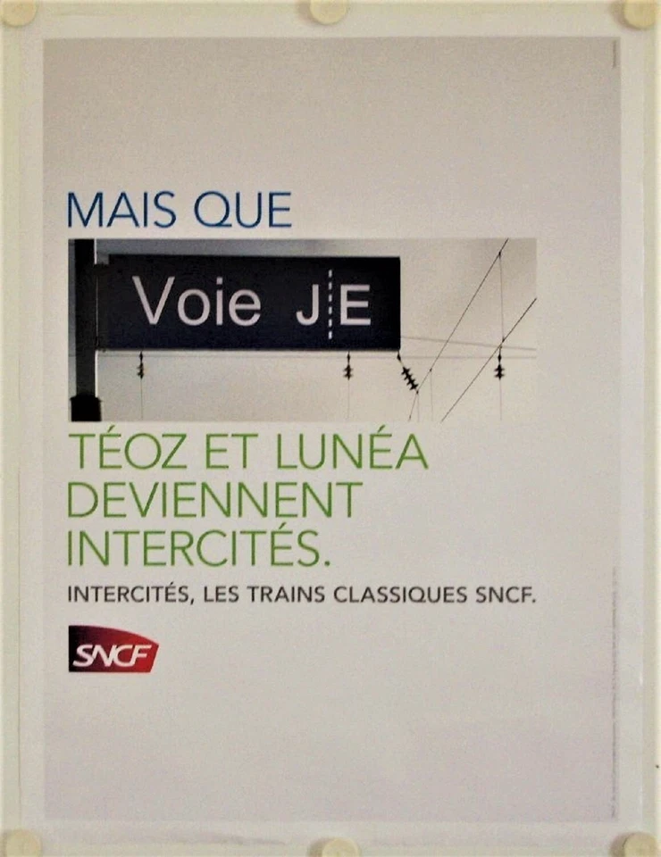 Affiche Tourisme SNCF 2011 MAIS QUE VOIE J.E - Photo 1/1