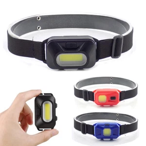 3-mode Mini COB LED Headlamp Headlight AAA Head Light Lamp Torch Outdoor Fishing - Picture 1 of 15