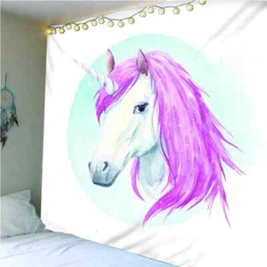 Pink Haired Wildebeest 3D Wall Hang Cloth Tapestry Fabric Decorations Decor - Bild 1 von 6