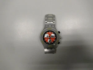Swatch Irony Aluminium Orange Scuba 200 Chrono - Picture 1 of 5