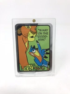 Disney The Lion King  Prism Sticker Simba And Zazu W/ Display Case! - Picture 1 of 5