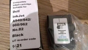 Inkjet Replacement DELL A940/A960 BLACK INK CARTRIDGE - Picture 1 of 2