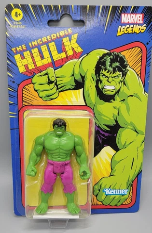Marvel Legends - Retro Series ( The Incredible Hulk ) 3.75" Action  Figure - New Cover
