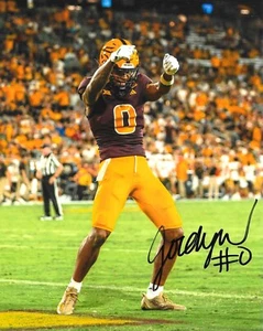 JORDYN TYSON HAND SIGNED ASU ARIZONA STATE SUN DEVILS 8X10 PHOTO W/COA - Picture 1 of 1