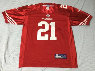 Camiseta deportiva de fútbol americano Frank Gore #21 de los San Francisco 49ers-NFL Reebok talla 48 Foto 1 de 4