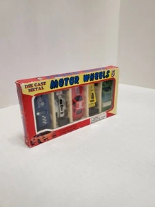 Vintage J.E Toys Motor Wheels 5- Die Cast Metal 1980 - Picture 1 of 5