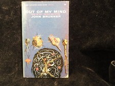 Out Of My Mind Paperback Book Ballantine U5064 John Brunner 1967