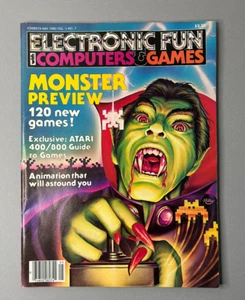Electronic Fun with Computers & Games - Monster Preview Cover - May 1983 GREAT! - Picture 1 of 6