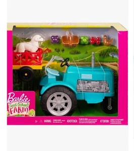 Barbie Sweet Orchard Farm Tractor and Accessories Set (GFF49) - Picture 1 of 1