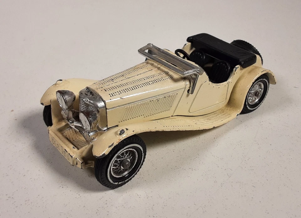 Matchbox Models of Yesteryear Y-1, 1936 SS 100 Jaguar, weiss, Lesney, #QS66 - Bild 1 von 4