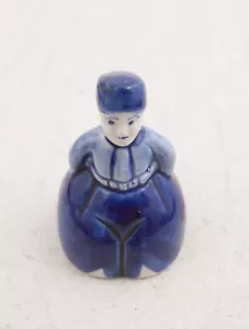 Delft's Handpainted Dutch Boy Bell Dinner Service (H3R) Porcelain Ringer - Picture 1 of 6