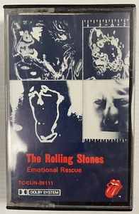 The Rolling Stones Emotional Rescue Music Cassette Tape TC-CUN-39111 RSR 1980 OG - Picture 1 of 24