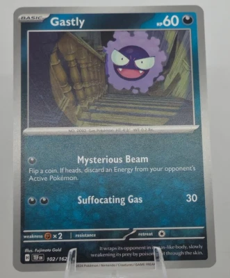 Gastly - SV05: Temporal Forces - TEF - 102/162 - Pokemon - Image 1 of 2