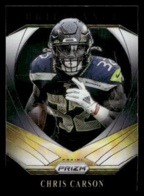 2020 Panini Prizm #15 Chris Carson Seattle Seahawks - Image 1 of 2