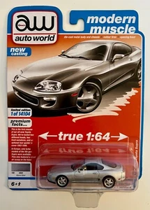 Auto World 1993 Toyota Supra #6 versión A Modern Muscle coche diecast escala 1:64 - Imagen 1 de 4